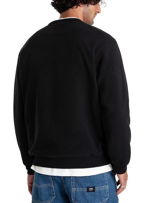 CARLO LOOSE Crewneck fleece sweatshirt black - T-shirt