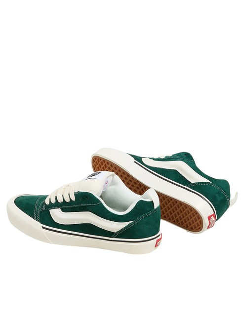 KNU SKOOL Suede leather sneakers pig suede green - Unisex shoes