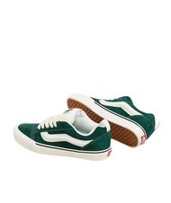 VANS KNU SKOOL Suede leather sneakers pig suede green - Unisex shoes - 4