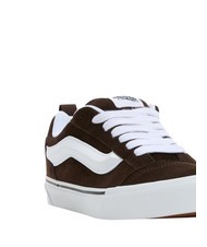 VANS KNU SKOOL Suede leather sneakers brown/white - Unisex shoes - 3