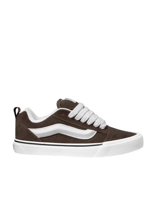 KNU SKOOL Suede leather sneakers brown/white - Unisex shoes