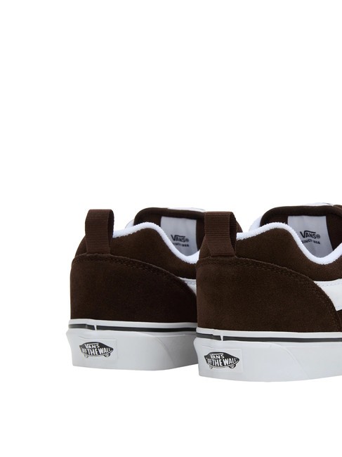 KNU SKOOL Suede leather sneakers brown/white - Unisex shoes