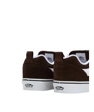 VANS KNU SKOOL Suede leather sneakers brown/white - Unisex shoes - 4
