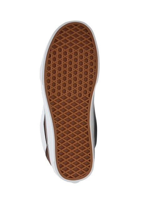 KNU SKOOL Suede leather sneakers brown/white - Unisex shoes