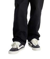 VANS KNU SKOOL Suede leather sneakers pig suede gray - Unisex shoes - 5