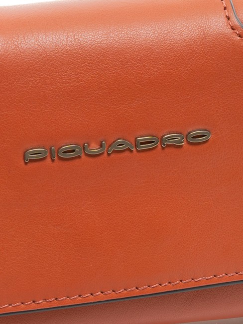 CAMPIONARIO - MUSE Mini bag / pouch in leather ORANGE - Women&rsquo;s Bags