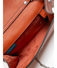 PIQUADRO CAMPIONARIO - MUSE Mini bag / pouch in leather ORANGE - Women&rsquo;s Bags - 4