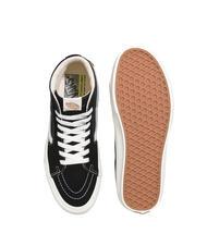 VANS UA SK8-HI VR3 High leather sneakers black/marshmallow - Unisex shoes - 5