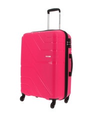 AMERICAN TOURISTER UPLAND Set of 3 trolleys: cabin, medium, large pink - Trolley Set - 4