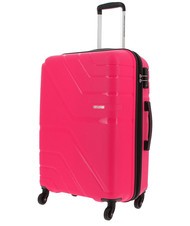 AMERICAN TOURISTER UPLAND Set of 3 trolleys: cabin, medium, large pink - Trolley Set - 5