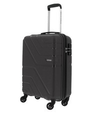AMERICAN TOURISTER UPLAND Set of 3 trolleys: cabin, medium, large BLACK - Trolley Set - 3