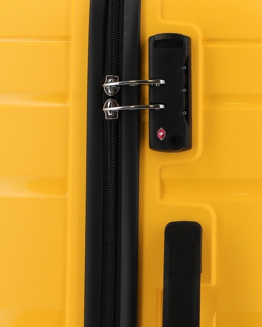UPLAND Large size trolley yellow - Rigid Trolley Cases