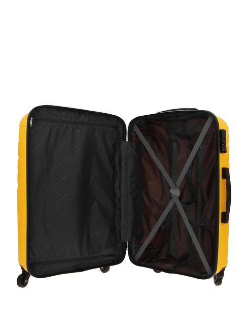 UPLAND Medium size trolley yellow - Rigid Trolley Cases