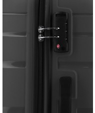 AMERICAN TOURISTER UPLAND Medium size trolley BLACK - Rigid Trolley Cases - 4