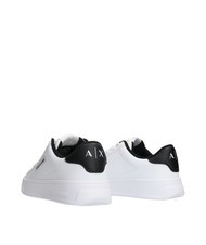 ARMANI EXCHANGE A|X LOGO Sneakers op.white+black/black - Men&rsquo;s shoes - 3