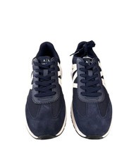 ARMANI EXCHANGE A|X LOGO Sneakers navy+reddish - Men’s shoes - 4