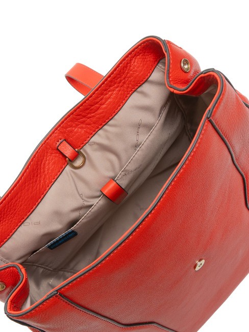 W99  Leather backpack RED - Laptop backpacks