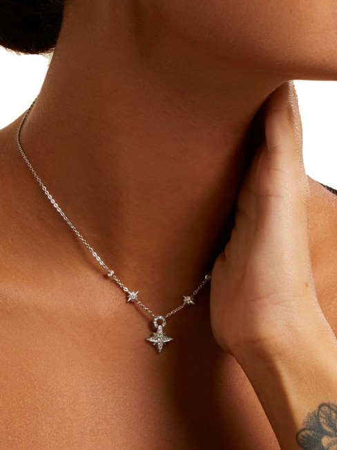 IN THE SKY Star Necklace SILVER - Necklaces