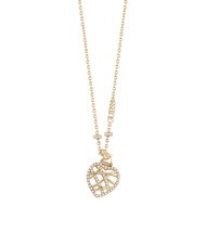 GUESS HEART CAGE Pendant Necklace - Necklaces