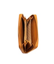 ROCCOBAROCCO LOGO METALLICO Medium zip around wallet tan - Women’s Wallets - 2