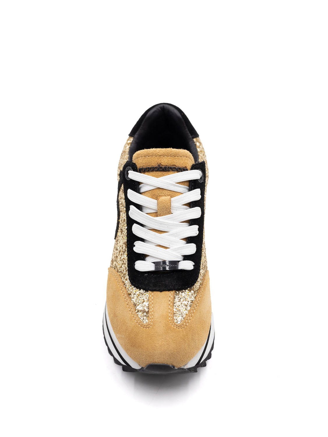 Platform sneakers glitter on sale