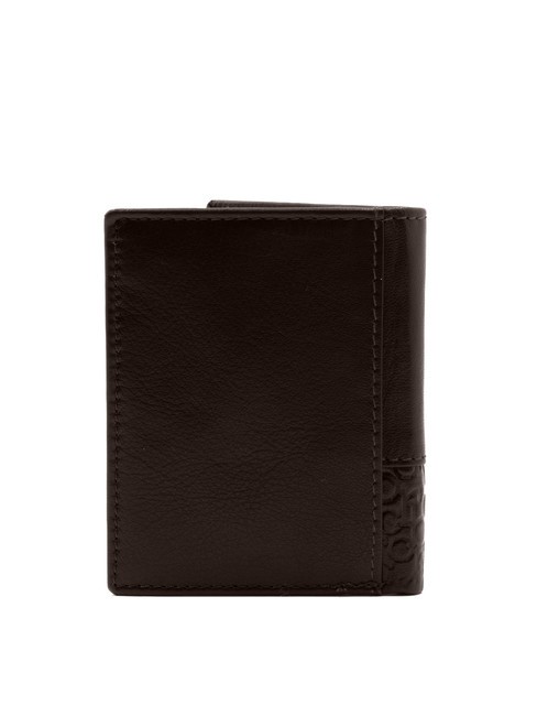 BRYAN Vertical leather wallet brown - Men’s Wallets