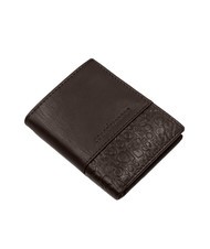 ROCCOBAROCCO BRYAN Vertical leather wallet brown - Men’s Wallets - 5
