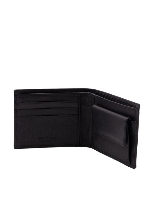 BRYAN Leather Coin Purse Wallet black - Men’s Wallets