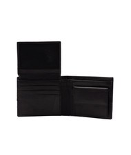 ROCCOBAROCCO BRYAN Leather wallet with flap black - Men’s Wallets - 2