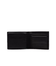 ROCCOBAROCCO BRYAN Leather wallet with flap black - Men’s Wallets - 3