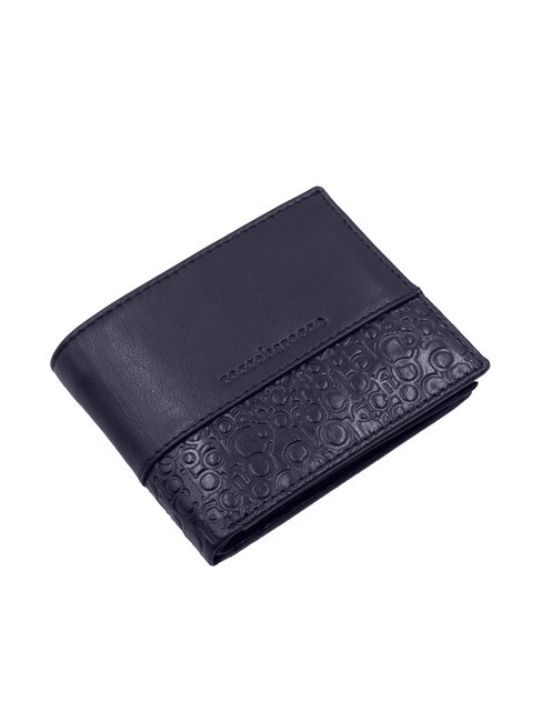 BRYAN Leather wallet with flap navy - Men&rsquo;s Wallets