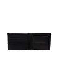 ROCCOBAROCCO BRYAN Leather wallet flap and coin purse black - Men’s Wallets - 3
