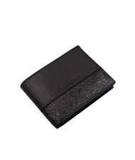 ROCCOBAROCCO BRYAN Leather wallet flap and coin purse black - Men’s Wallets - 6