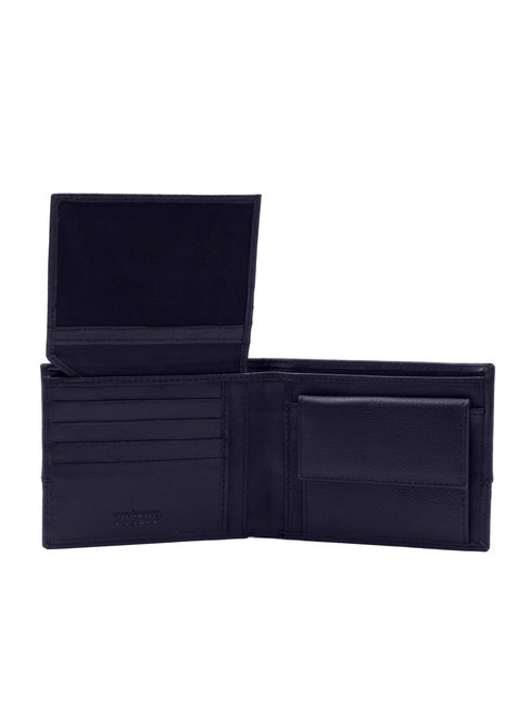 BRYAN Leather wallet flap and coin purse navy - Men&rsquo;s Wallets