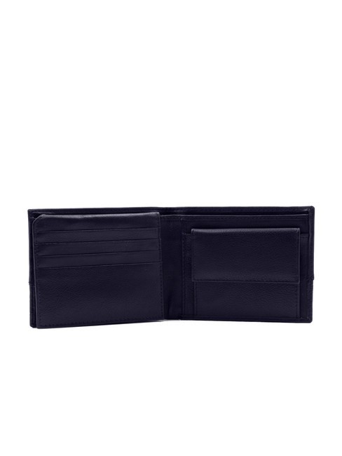 BRYAN Leather wallet flap and coin purse navy - Men&rsquo;s Wallets