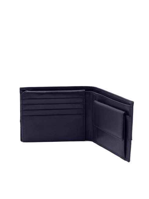 BRYAN Leather wallet flap and coin purse navy - Men&rsquo;s Wallets