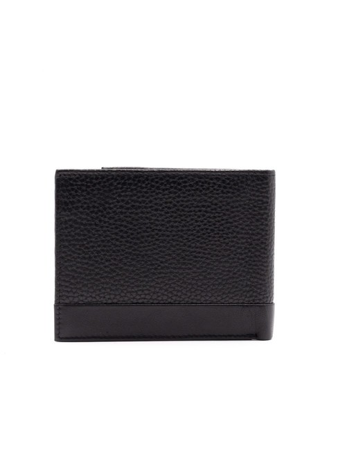 ROBERT 8cc Hammered Leather Wallet black - Men’s Wallets