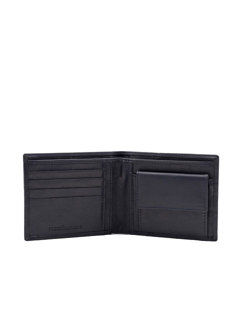 ROUND Leather Coin Purse Wallet blue - Men’s Wallets