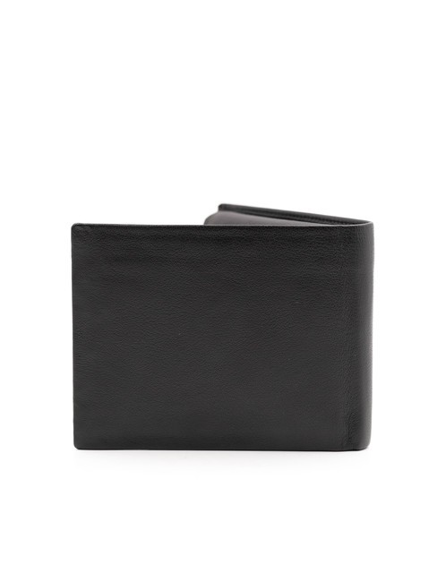 ROUND Leather Coin Purse Wallet dark brown - Men’s Wallets