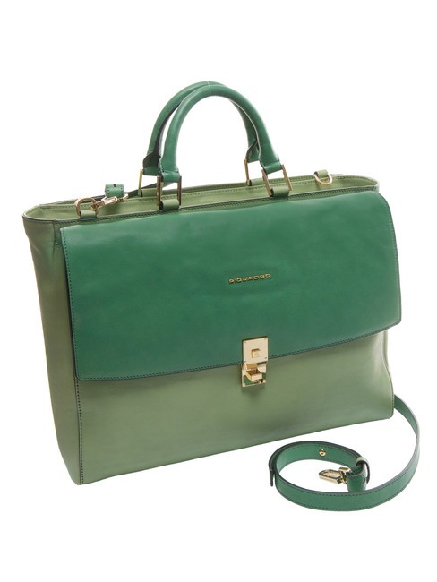 CAMPIONARIO -  DAFNE DAFNE 15.6 "laptop bag green/green - Work Briefcases