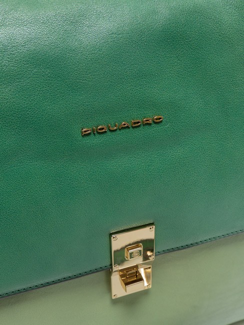 CAMPIONARIO -  DAFNE DAFNE 15.6 "laptop bag green/green - Work Briefcases