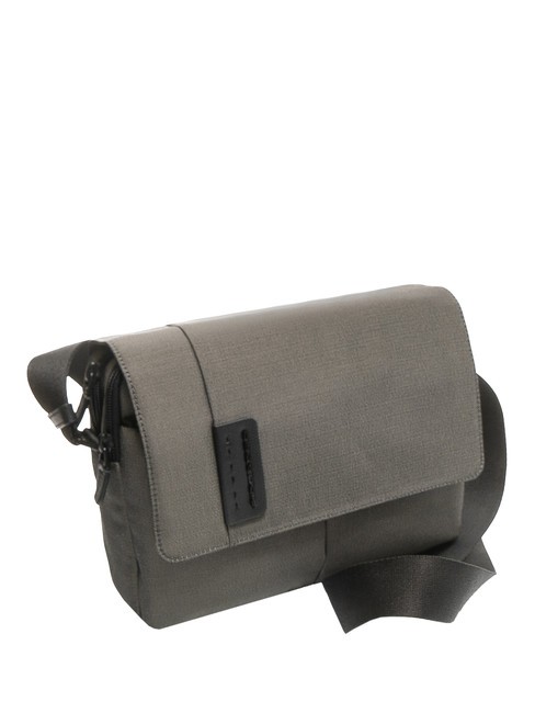 CAMPIONARIO - P16  Small messenger in leather and fabric CLASSY - Work Briefcases