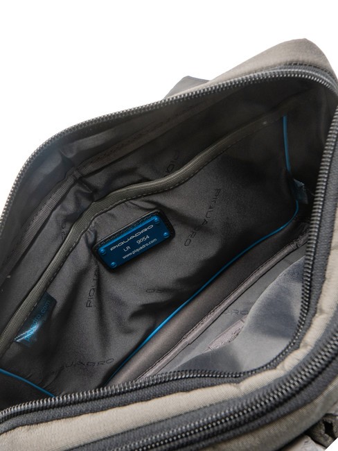 CAMPIONARIO - P16  Small messenger in leather and fabric CLASSY - Work Briefcases