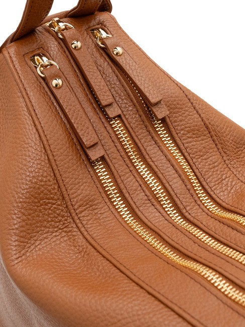 TRIO  Hammered leather satchel backpack leather25 - Women’s Bags