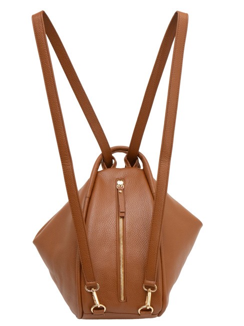 TRIO  Hammered leather satchel backpack leather25 - Women’s Bags