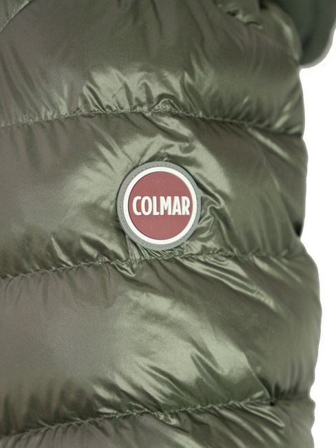 BLAZE Bimaterial down jacket with hood volcano-volcano - Men's down jackets