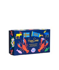 HAPPY SOCKS SO SWEDISH Gift set socks 3 pairs white - Women's Socks - 5