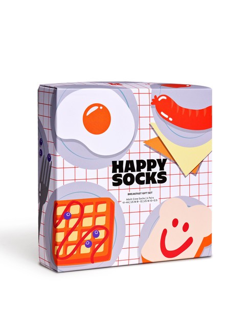 BREAKFAST Gift set socks 4 pairs blue - Unisex Socks