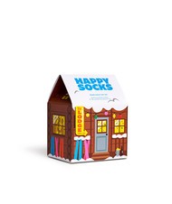 HAPPY SOCKS SKIING CHALET Gift set socks 2 pairs brown - Unisex Socks - 4