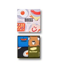 HAPPY SOCKS BREAKFAST Gift set socks 4 pairs blue - Unisex Socks - 6